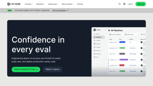 CircleCI - Plataforma CI/CD empresarial con automatización de pruebas y despliegues - Logo