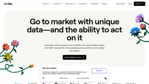 Clay - GTM automation platform with 100+ data sources for smart prospecting - Logo