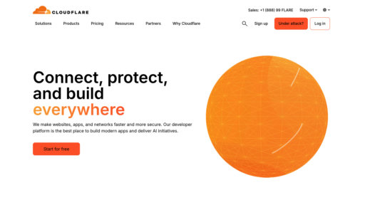 Cloudflare - Cloudflare: Global Network Security & Performance - Logo