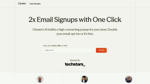 Cluster - 智能弹窗平台，自动优化邮件订阅转化率 - Logo