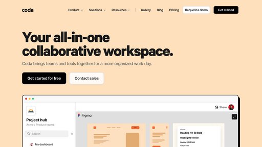 Coda AI - Plataforma colaborativa inteligente con generación automática de contenido - Logo