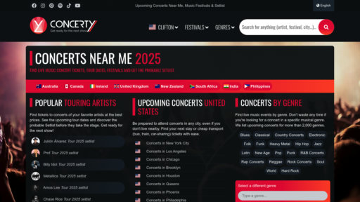 Concerty - Plateforme de concerts intelligente : suivi d'événements et planification musicale personnalisée - Logo