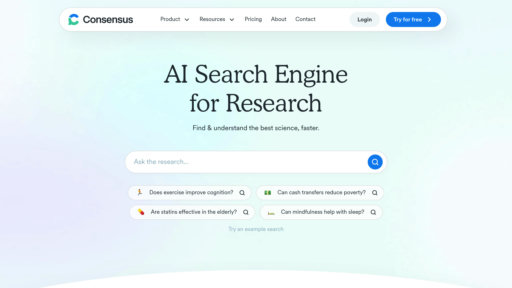 Consensus - Moteur de recherche académique intelligent pour consensus scientifique - Logo