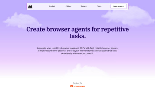 CopyCat - Browser automation without coding, automate web tasks instantly - Logo