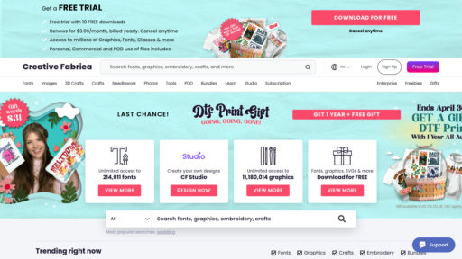 Creative Fabrica - Plataforma creativa con recursos de diseño y licencias comerciales - Logo