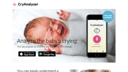 CryAnalyzer - Smart baby cry analyzer, instantly identifies needs and emotions - Logo