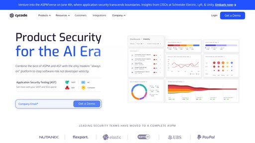 Cycode - Application security platform with intelligent risk analysis and automated protection - Logo