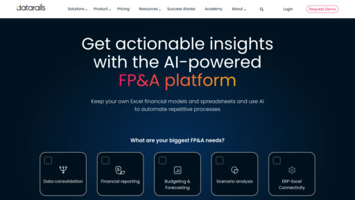 Datarails - Plataforma FP&A para Excel con consolidación automática y análisis inteligente - Logo