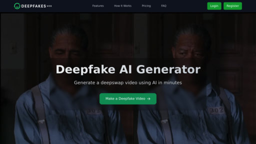 Deepfakes Web - Échange de visage en cloud, qualité 4K et sécurité des données - Logo