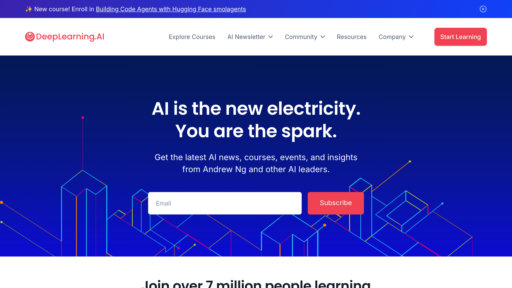 deeplearning.ai - Formation apprentissage profond par Andrew Ng, solutions IA pratiques - Logo