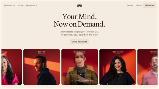 Delphi AI - Create your digital twin for personalized text, audio and video interactions - Logo