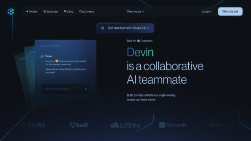 Devin AI - Ingeniero de software autónomo gestiona ciclo desarrollo completo - Logo
