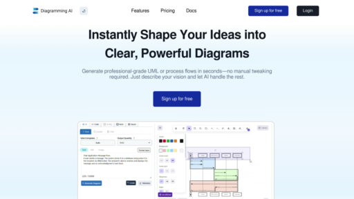Diagramming AI - Generador inteligente de diagramas profesionales desde texto - Logo