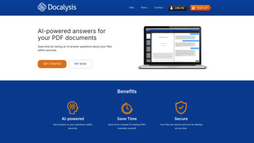 Docalysis - Outil d'analyse documentaire intelligent pour fichiers multi-formats avec requêtes - Logo