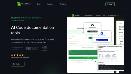 DocuWriter.ai - Documentación de código y pruebas automatizadas, refactorización inteligente para desarrolladores - Logo