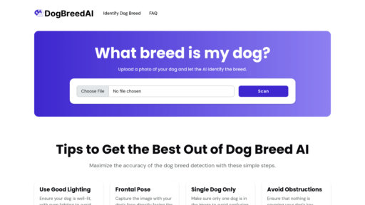 Dog Breed Finder - Identify dog breeds instantly from photos with detailed genetic analysis - Logo