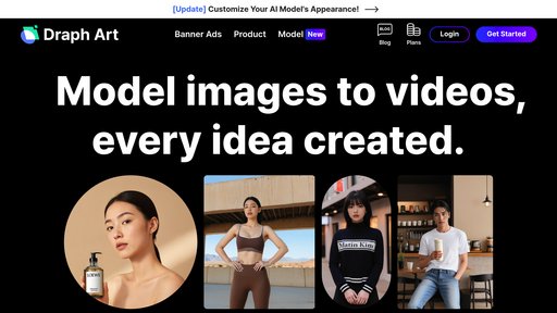 Draph Art - Herramienta de edición de imágenes e-commerce con eliminación de fondo y generación de modelos - Logo