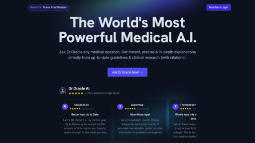 Dr.Oracle - Asistente médico inteligente para decisiones clínicas y análisis de investigación - Logo