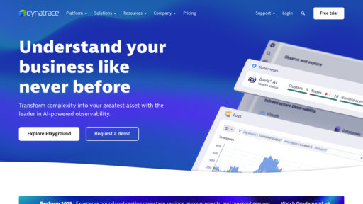 Dynatrace - Plataforma de monitorización full-stack inteligente con diagnóstico cloud automatizado - Logo