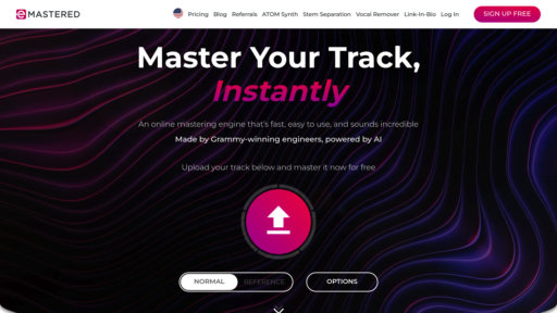 eMastered - Herramienta de masterización profesional, mejora instantánea de audio - Logo