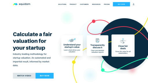 Equidam - Business valuation platform for startups and investors with instant reports - Logo