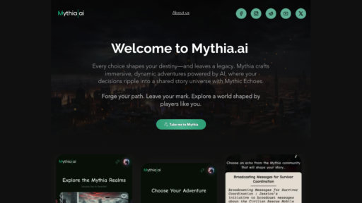 Faible AI - Creador de historias interactivas con narrativas ramificadas y finales dinámicos - Logo