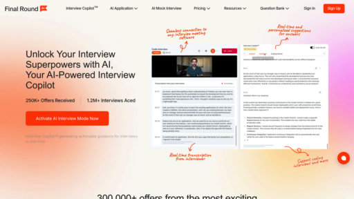 Final Round AI - Coach d'entretien intelligent avec simulations et optimisation de CV - Logo