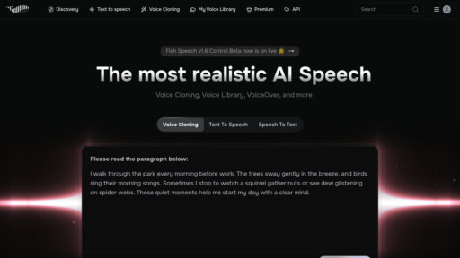 Fish Audio - Síntesis de voz y clonación vocal multilingüe con generación en tiempo real - Logo