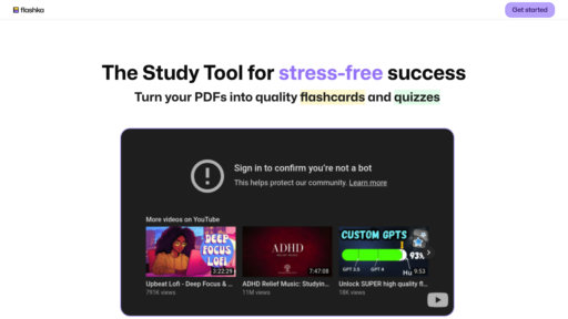 Flashka - Convierte documentos PDF en tarjetas educativas y evaluaciones - Logo