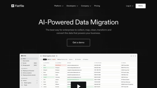 Flatfile - Plateforme d'échange de données intelligente pour import et collaboration - Logo