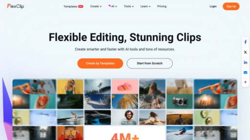 FlexClip - Editor de video online con plantillas inteligentes y herramientas profesionales - Logo