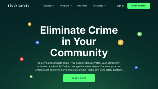 Flock Safety - Plataforma de seguridad inteligente con lectura de matrículas y detección de disparos - Logo