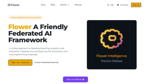 Flower AI - Plataforma open source de aprendizaje federado para IA distribuida y privada - Logo