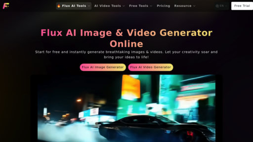 Flux Pro AI - Plataforma inteligente crea contenido visual 4K desde texto - Logo