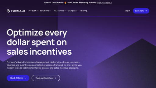 Forma.ai - Plateforme de performance commerciale automatisant rémunération et quotas - Logo