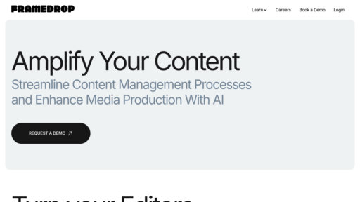 Framedrop - Extrait automatiquement les meilleurs moments vidéo et crée des clips optimisés pour les réseaux - Logo