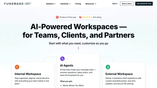 FuseBase - Plateforme collaborative sécurisée avec automatisation des processus - Logo