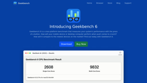 Geekbench - Herramienta de evaluación de rendimiento multiplataforma para CPU y GPU - Logo