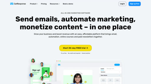 GetResponse - Plataforma de email marketing con automatización para hacer crecer tu negocio - Logo