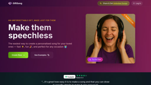 GiftSong.ai - Crea canciones personalizadas al instante para regalos musicales especiales - Logo