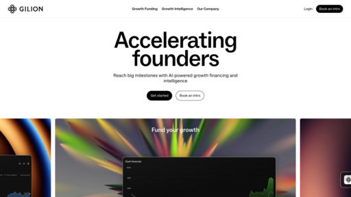 Gilion - Smart financing and growth predictions for startups to scale without equity dilution - Logo