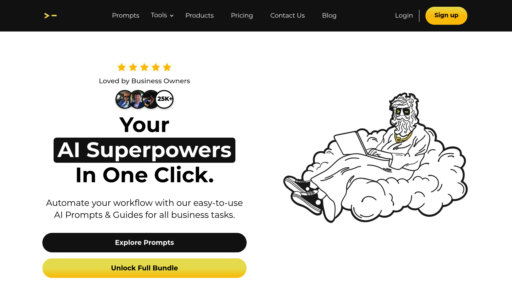 God of Prompt - 30,000+ expert prompts for ChatGPT and Midjourney to boost productivity - Logo