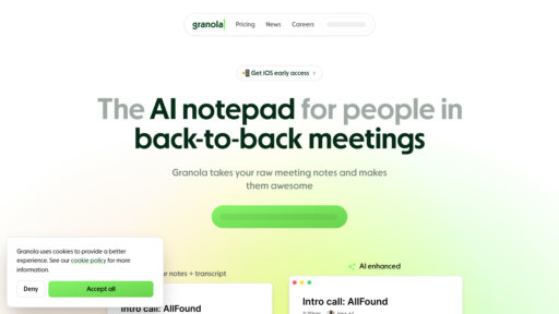 Granola AI - Cuaderno inteligente Mac que transforma reuniones en resúmenes organizados - Logo