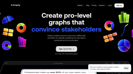 Graphy - Herramienta de visualización de datos inteligente creando dashboards interactivos sin código - Logo