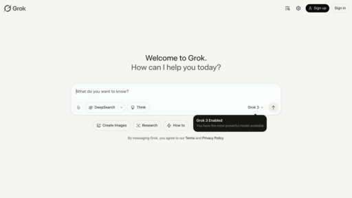 Grok AI - Asistente inteligente con datos en tiempo real y capacidades multimodales para programación y creatividad - Logo