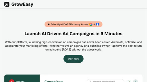 GrowEasy - Plataforma de marketing inteligente para automatizar la captación de leads - Logo