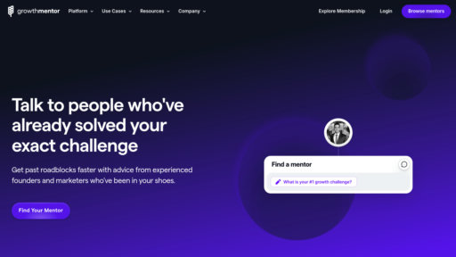 GrowthMentor - Growth mentor platform with smart matching and 700+ expert advisors - Logo