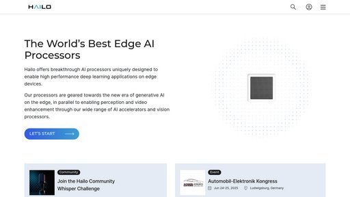 Hailo - Procesadores IA periféricos para computación local y seguridad de datos - Logo