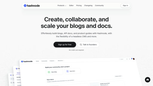 Hashnode技术博客社区 - Plataforma de blogs para desarrolladores con colaboración inteligente - Logo