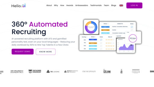Helio.AI - Smart resume screening and gamified assessments for efficient hiring - Logo
